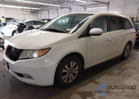 2015 Honda Odyssey Ex-L from USA, damaged, VIN 5FNRL5H62FB042944